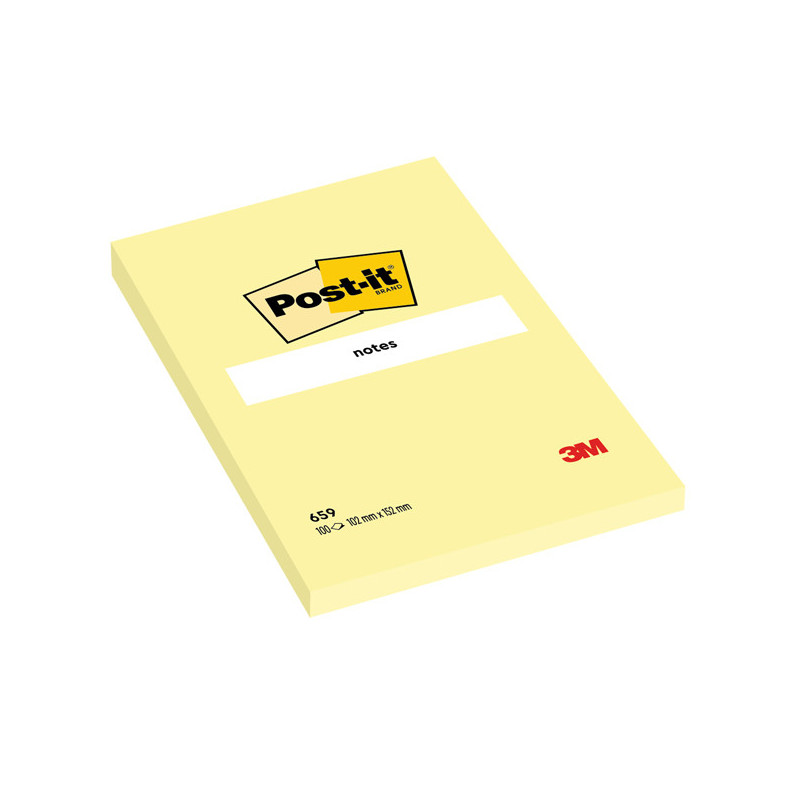 BLOCCO 100fg Post-it© Giallo Canary? 102x152mm 659