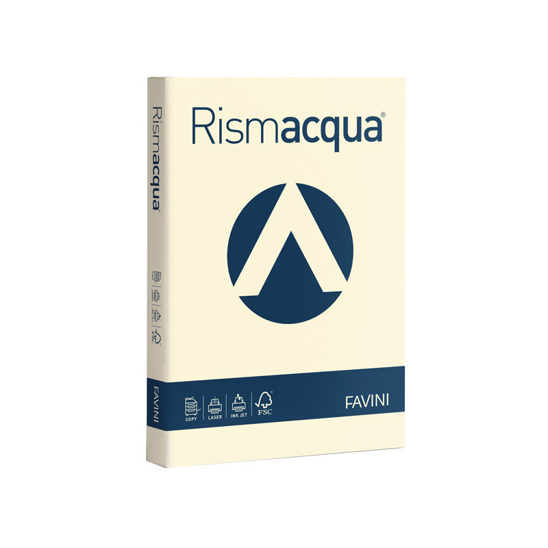 Carta RISMACQUA 140gr A3 200fg avorio 110 FAVINI