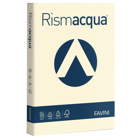 Carta RISMACQUA 140gr A3 200fg avorio 110 FAVINI