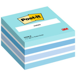 BLOCCO CUBO 450foglietti Post-it© 76x76mm 2028-B PASTELLO BLU