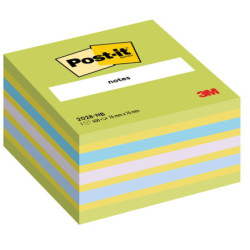 BLOCCO CUBO 450foglietti Post-it© 76x76mm 2028-NB VERDE LIME/BLU