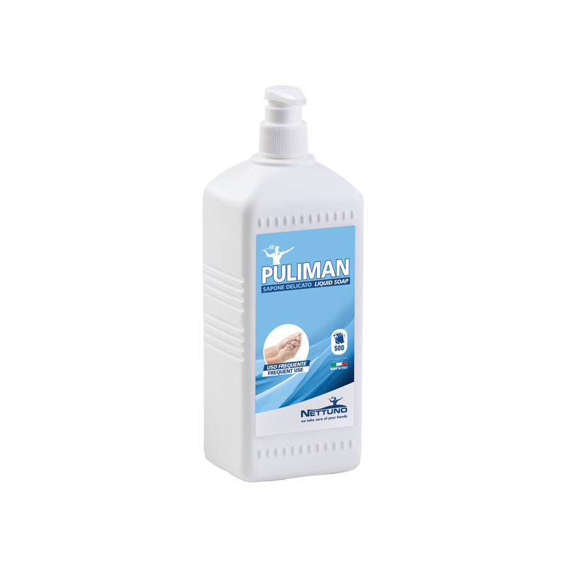 SAPONE LIQUIDO PULIMAN IN FLACONE DA 1000ML CON POMPETTA