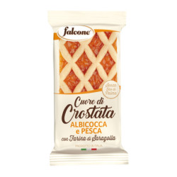 Cuor di crostata albicocca e pesca 60gr Falcone