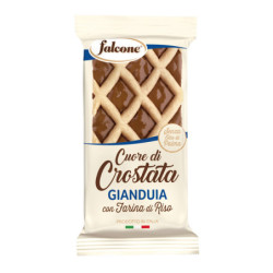 Cuor di crostata gianduia 60gr Falcone