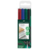 BUSTA 4 COLORI PENNARELLO MULTIMARK 0,6mm FINE FABER-CASTELL