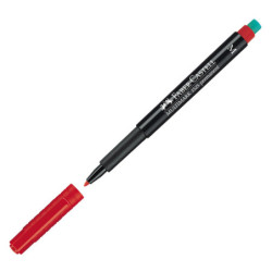 PENNARELLO MULTIMARK ROSSO 1,0 MEDIO FABER-CASTELL