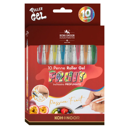 ASTUCCIO 10 ROLLER KOH-I-GEL COLORI FRUIT