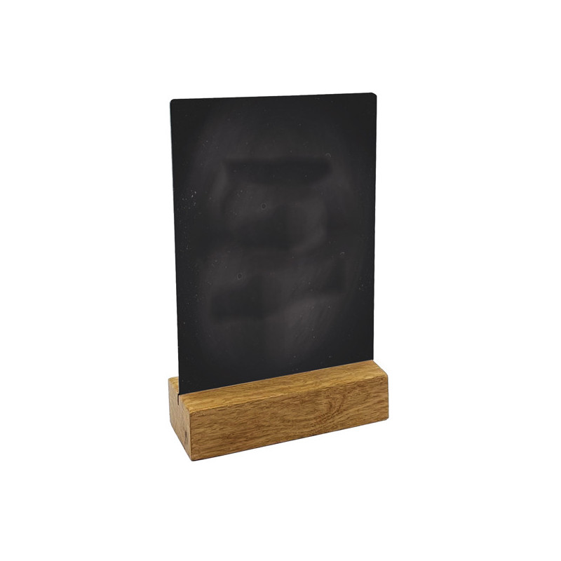 Supporto scrivibile con base in legno massello A5 -15x21cm Lebez