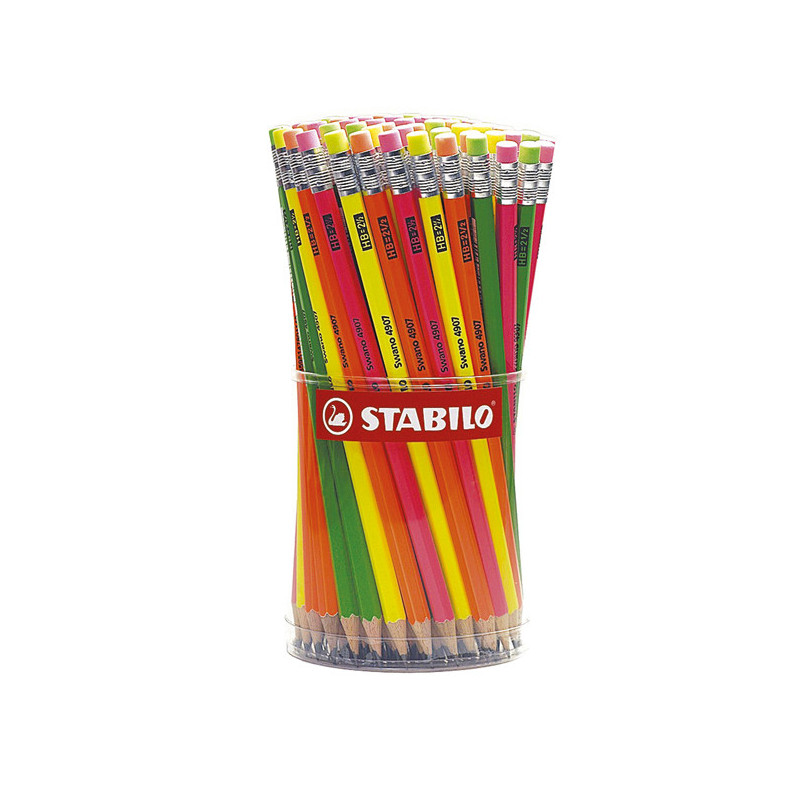Barattolo 96 matita grafite Swano HB 4907 Stabilo