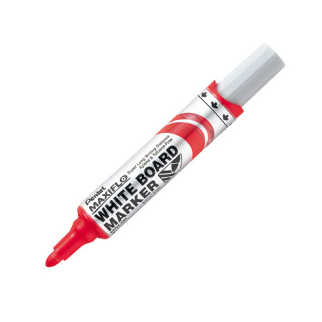 Marcatore per lavagne punta conica 6mm rosso MaxiFlo Pentel