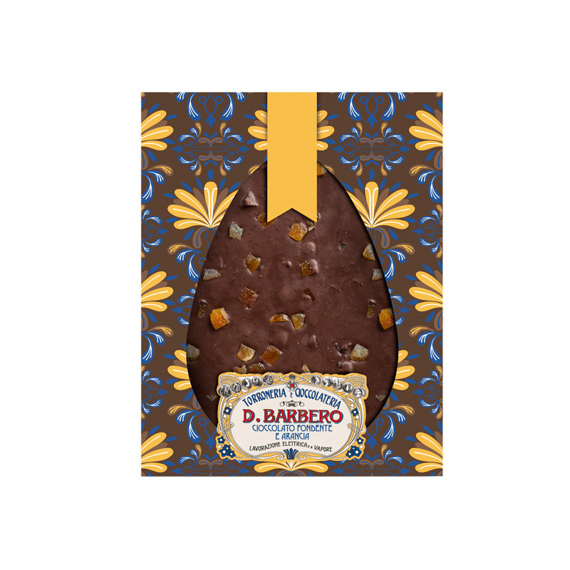 Tablovo arancia candita/cioccolato fondente 250gr Barbero