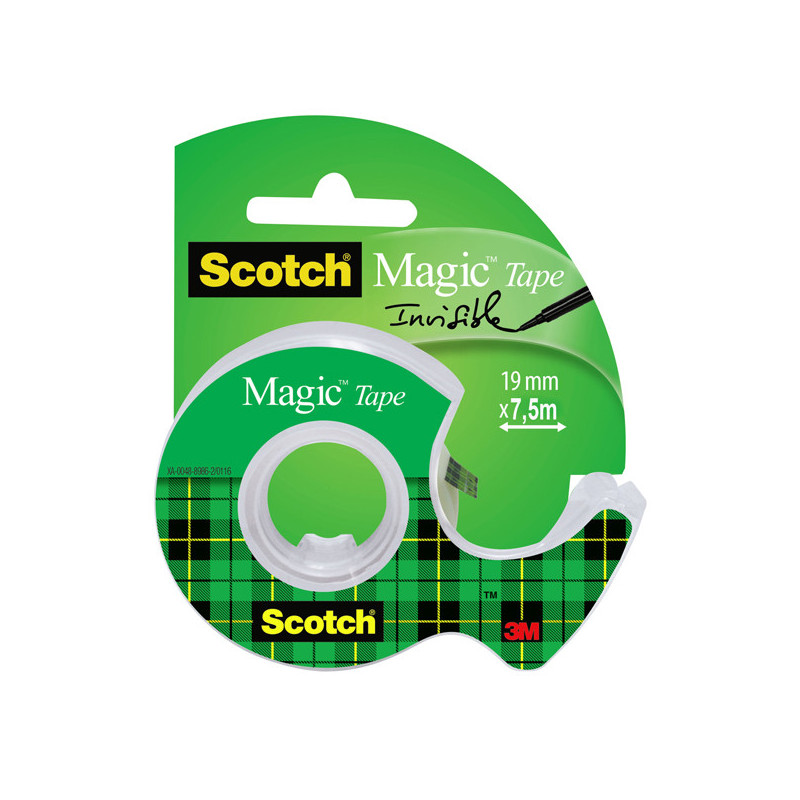 Nastro adesivo Scotch© Magic? 810 19mmx7,5mt con chiocciola