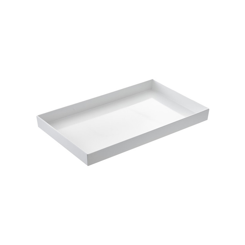 Vassoio Venezia in melamina GN 1/3 - 32,5x17,6x6cm bianco Leone