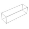 Stand buffet in metallo GN 2/4 53x16,5x16cm bianco Leone