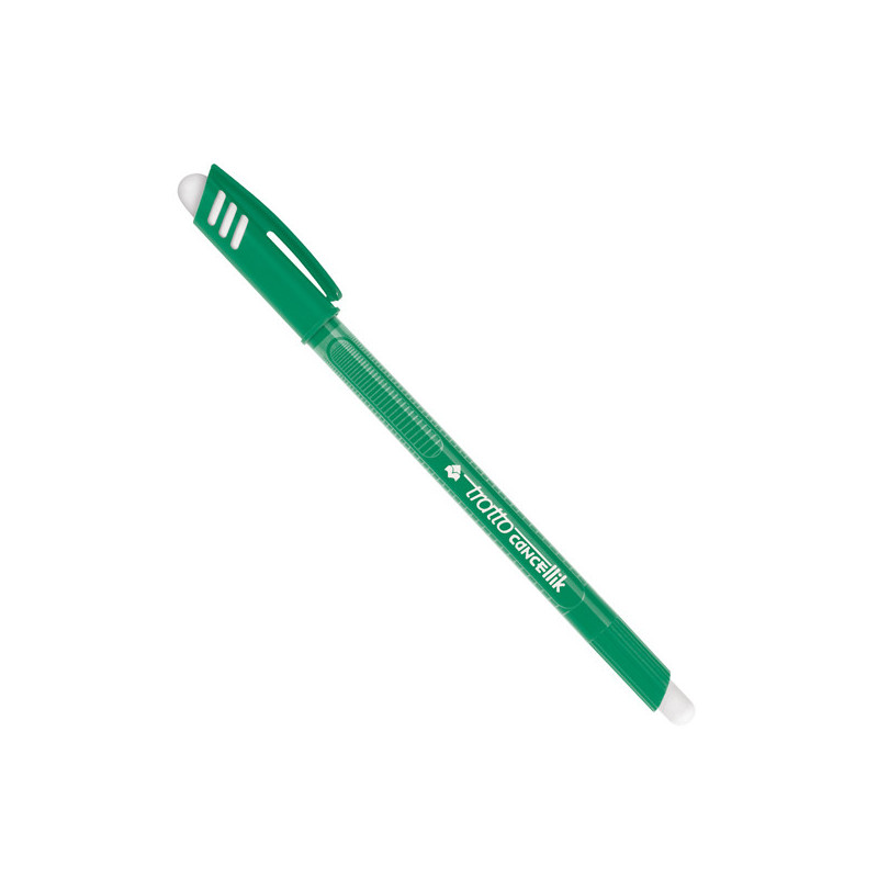 Penna sfera cancellabile CANCELLIK 1,0mm verde TRATTO