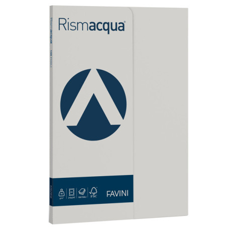 Carta RISMACQUA SMALL A4 90gr 100fg ghiaccio 12 FAVINI