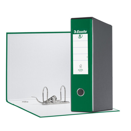 Registratore EUROFILE G55 verde dorso 8cm f.to protocollo ESSELTE