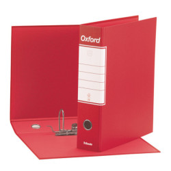 Registratore OXFORD G1 rosso dorso 8cm f.to commerciale ESSELTE