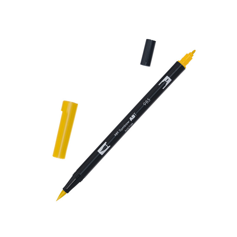 Pennarello Tombow ABT Dual Brush 985 chrome yellow