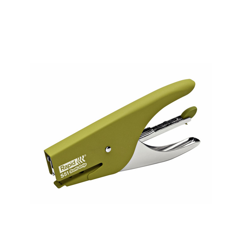 Cucitrice a pinza RAPID S51 SOFT GRIP verde