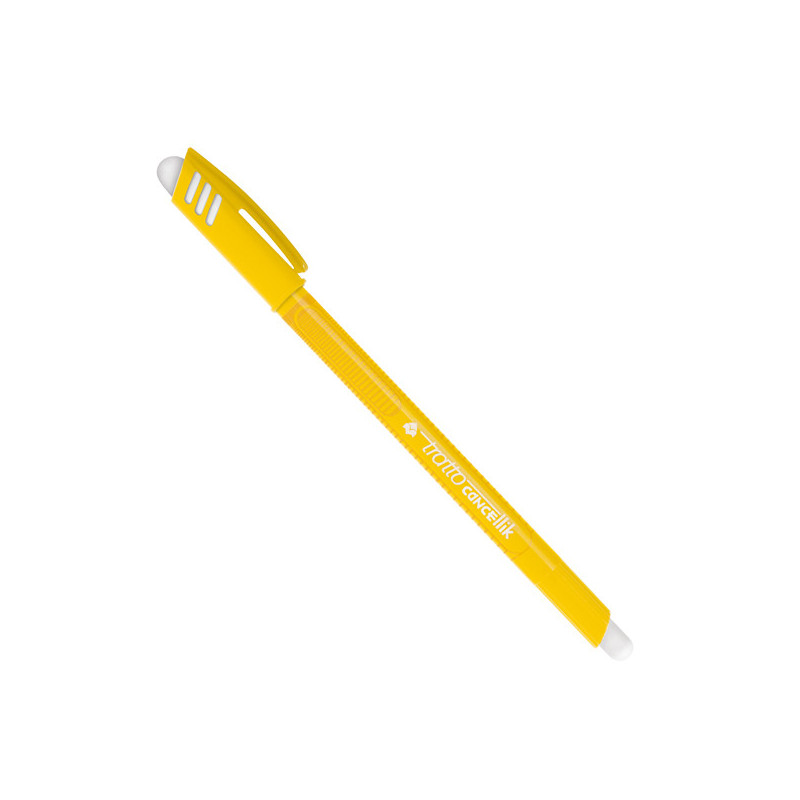 Penna sfera cancellabile CANCELLIK 1,0mm giallo TRATTO