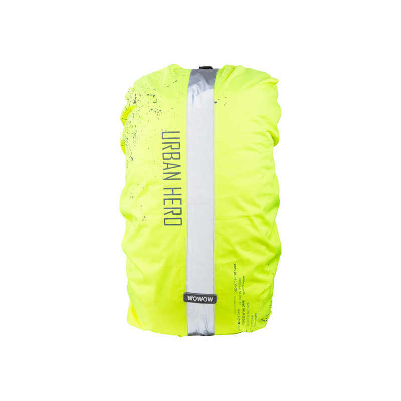 Coprizaino alta visibilita' URBAN HERO 35L giallo fluo/s. riflettente WoWow