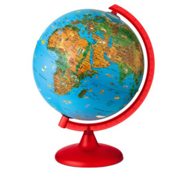 GLOBO GEOGRAFICO ILLUMINATO ZOO GLOBE  26CM Tecnodidattica