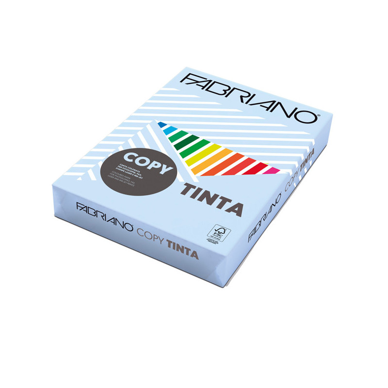 CARTA COPY TINTA A4 80GR 500FG COL.TENUE CELESTE