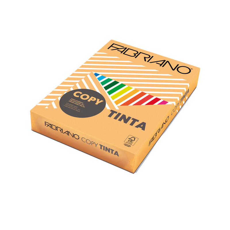 CARTA COPY TINTA A4 80GR 500FG COL.TENUE ALBICOCCA