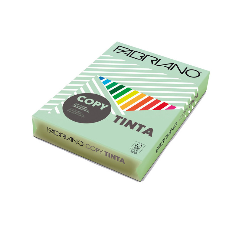 CARTA COPY TINTA A4 80GR 500FG COL.TENUE VERDE CHIARO