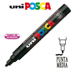 Marcatore UNI POSCA PC5M p.media 1,8-2,5mm nero UNI MITSUBISHI