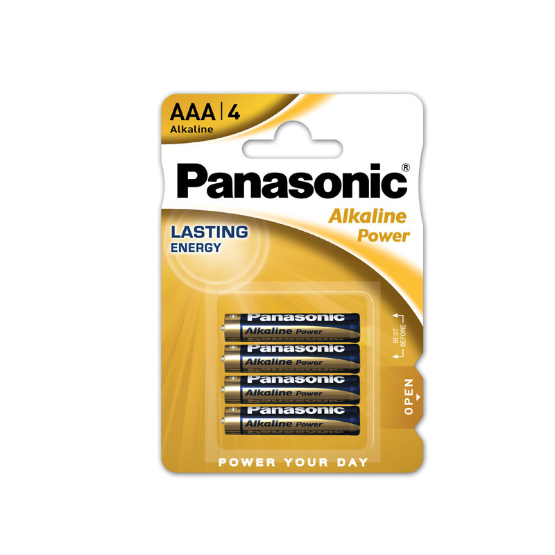 BLISTER 4 PILE MINISTILO ALKALINE AAA 1,5V PANASONIC