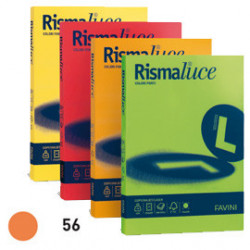 Carta RISMALUCE 140gr A4 200fg arancio 56 FAVINI