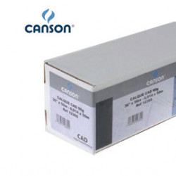 CARTA INKJET PLOTTER 610MM(24") X 50MT 90/95GR LUCIDA CAD CANSON