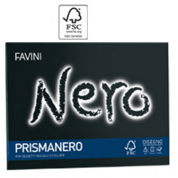 Album PRISMANERO 10fg 128gr 240x330mm monoruvido FAVINI