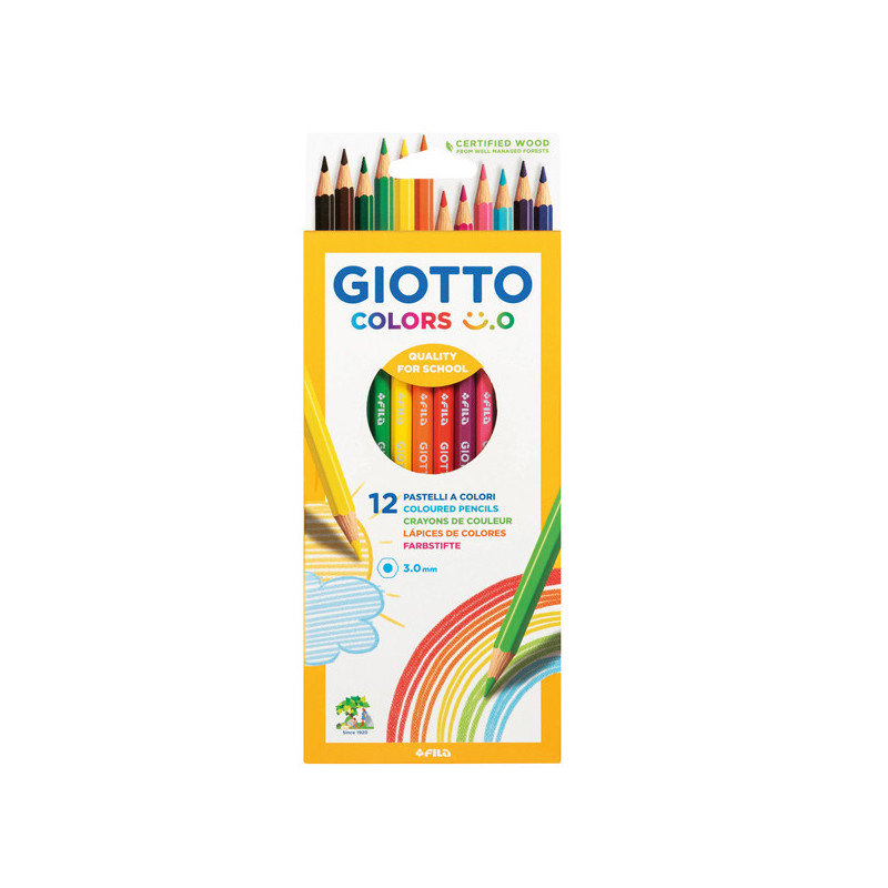 Astuccio 12 matite colorate Colors 3.0 Giotto