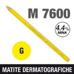 Matita dermotografica 7600 giallo UNI MITSUBISHI