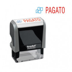 Timbro Printy Office Eco 47x18mm "PAGATO" TRODAT