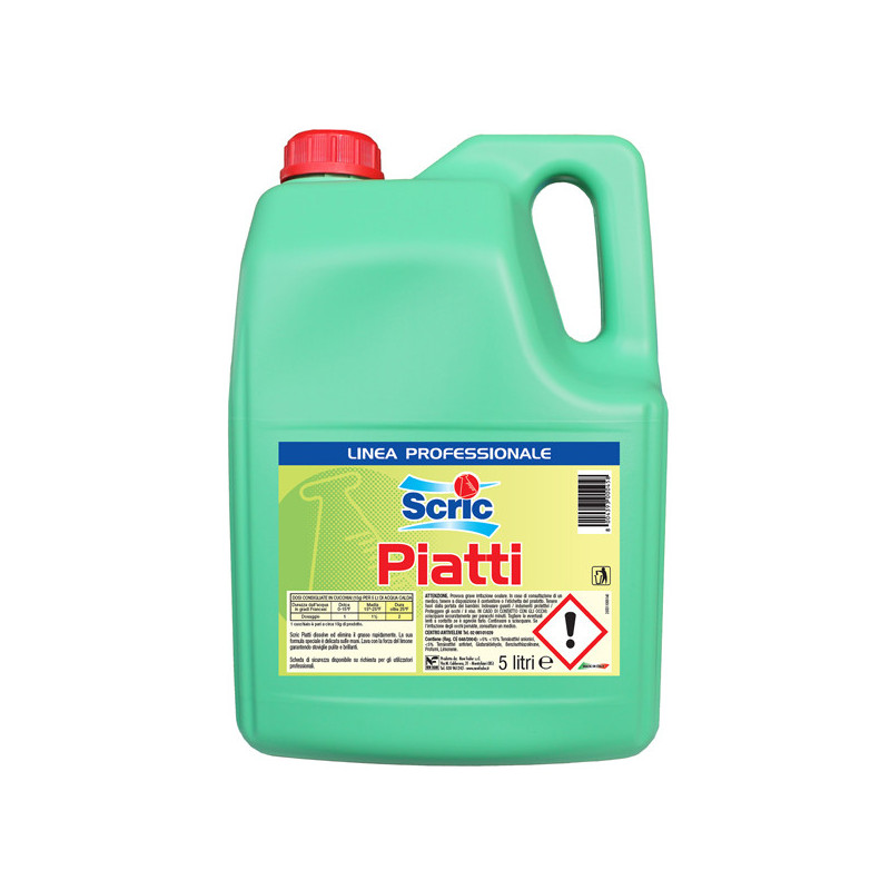 DETERGENTE PIATTI SCRIC 5 LITRI