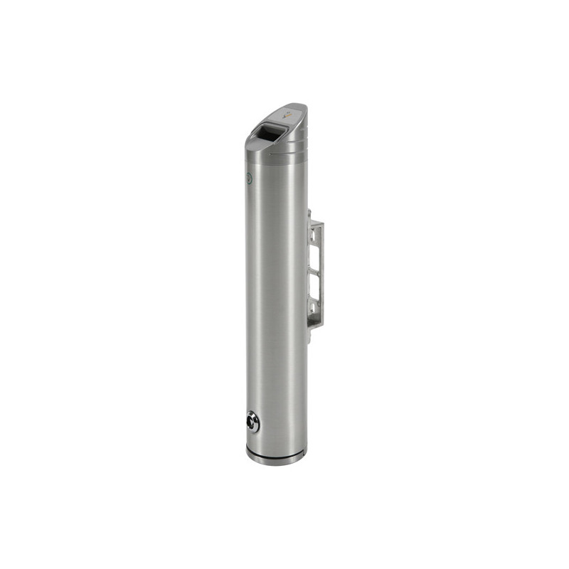 PORTACENERE INOX DA MURO H 48CM