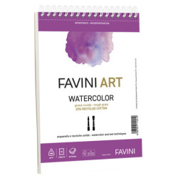 Album spiralato Watercolor Favini Art 20fg 300gr A5