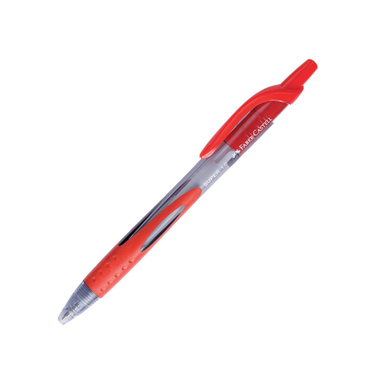 PENNA A SFERA SCATTO SUPER 1.0 ROSSO FABER CASTELL