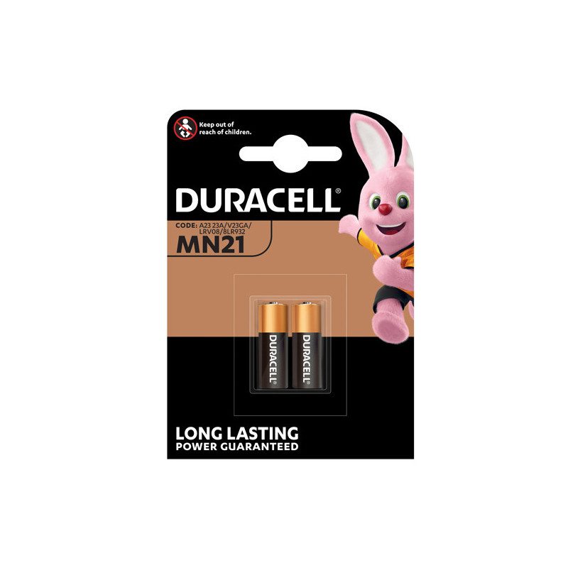 BLISTER 2 PILE DURACELL 12V (MN21)