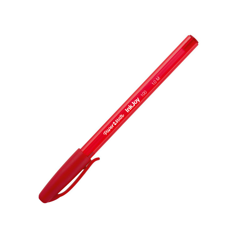 Penna sfera INKJOY 100 Stick 1,0mm rosso PAPERMATE