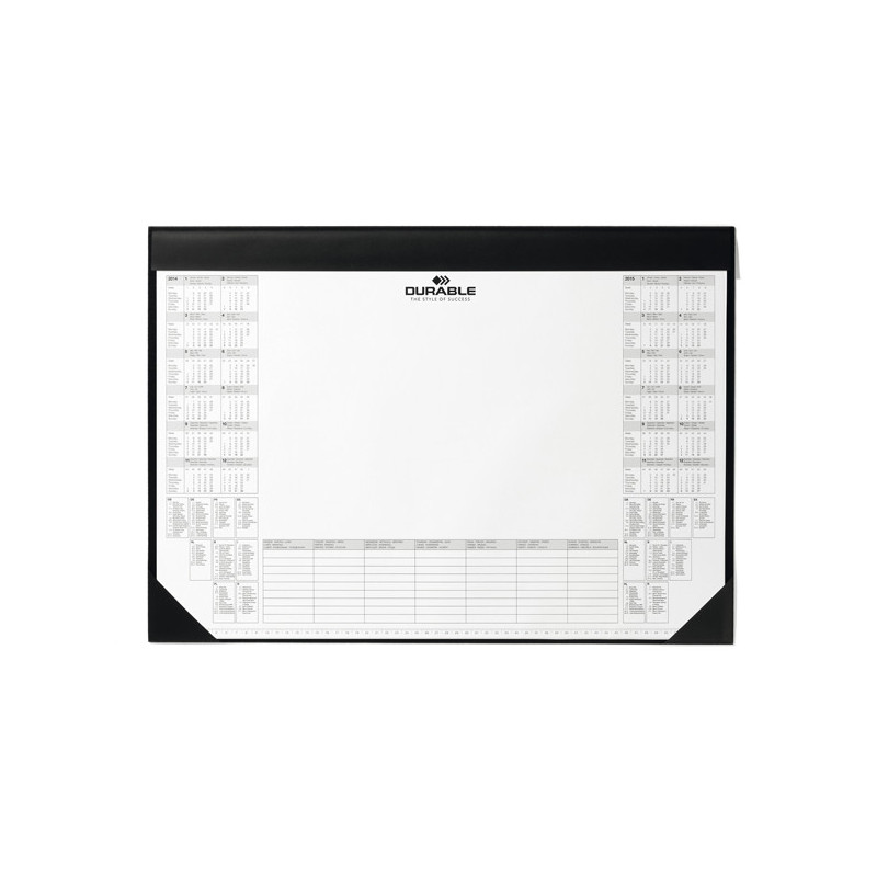 SOTTOMANO CON 25FG C/CALENDARIO BIANNUALE 59x42cm DURABLE