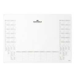 RICAMBIO 25FG CON CALENDARIO BIANNUALE 57x41cm DURABLE