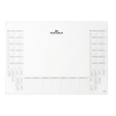 RICAMBIO 25FG CON CALENDARIO BIANNUALE 57x41cm DURABLE