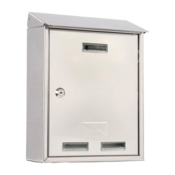 CASSETTA POSTALE 27,5x35x12cm INOX SERIE ELIOS