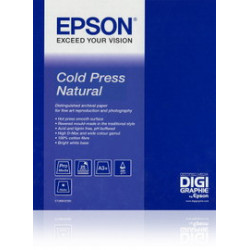 EPSON COLD PRESS NATURAL PAPER, IN ROTOLI DA 43, 18CM X 15, 2M