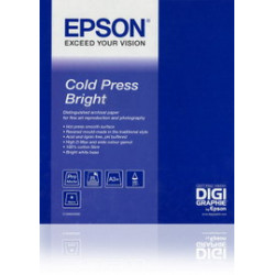 EPSON COLD PRESS BRIGHT PAPER, IN ROTOLI DA 43, 18CM X 15, 2M